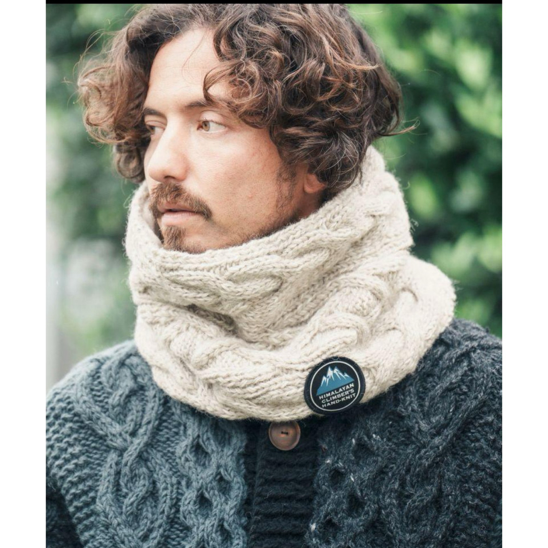 Cambio(カンビオ)のHIMALAYAN CLIMBER'S HAND-KNIT ハンドニットスヌード メンズのファッション小物(ネックウォーマー)の商品写真