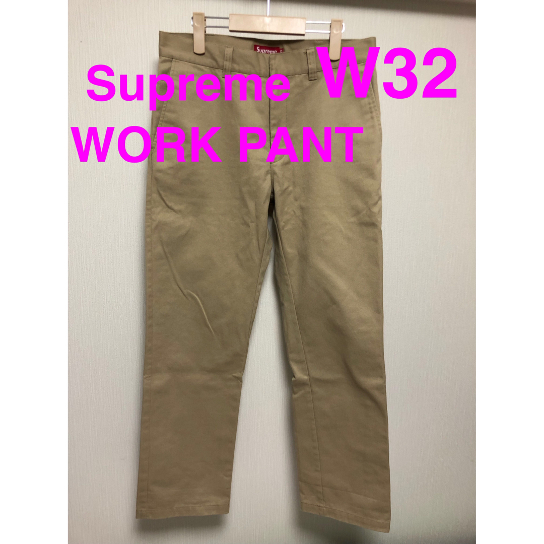 Supreme - supreme work pant W32 シュプリーム ワークパンツ チノパン