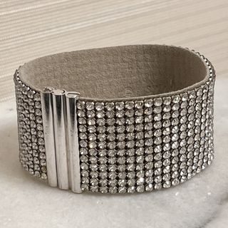 スワロフスキー(SWAROVSKI)のSWAROVSKI ブレスレット シルバー 17cm スワロフスキークリスタル(その他)