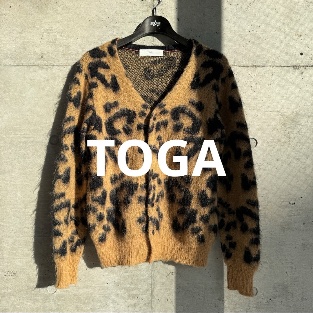 TOGA(トーガ)の美品 菅田将暉着用　TOGA VIRILIS レオパードカーディガン メンズのトップス(カーディガン)の商品写真