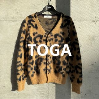 トーガ(TOGA)の美品 菅田将暉着用　TOGA VIRILIS レオパードカーディガン(カーディガン)