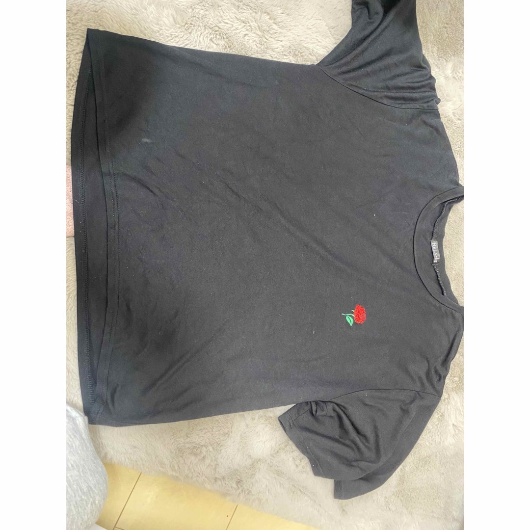 半袖シャツ バラ レディースのトップス(Tシャツ(半袖/袖なし))の商品写真