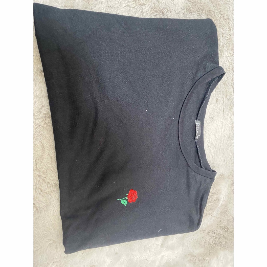 半袖シャツ バラ レディースのトップス(Tシャツ(半袖/袖なし))の商品写真