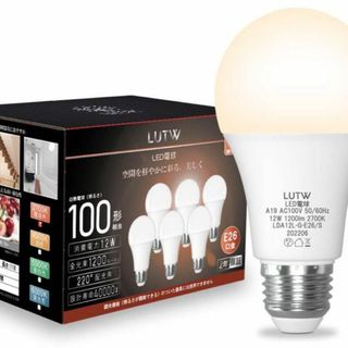 LUTW LED電球E2口金電球色 12W 1200lm 100W相当2700k(その他)