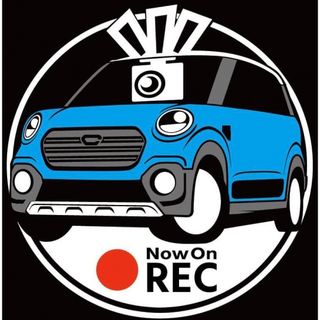 キャストアクティバ　ドラレコ　ドライブレコーダー　ステッカー　カラー変更可能(車外アクセサリ)