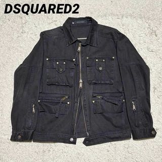 ディースクエアード(DSQUARED2)のDSQUARED2 コットンジャケット マルチポケット アーカイブ L(Gジャン/デニムジャケット)