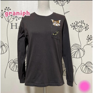 グラニフ(Design Tshirts Store graniph)の◎269 グラニフ グレムリン 刺繍 ロンT(Tシャツ(長袖/七分))