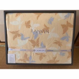 ランバン(LANVIN)のLANVIN綿毛布(毛布)