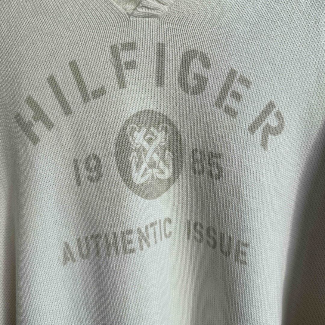 TOMMY HILFIGER(トミーヒルフィガー)のTommyHilfiger ビッグシルエット 開襟 コットンリブニットセーター メンズのトップス(ニット/セーター)の商品写真