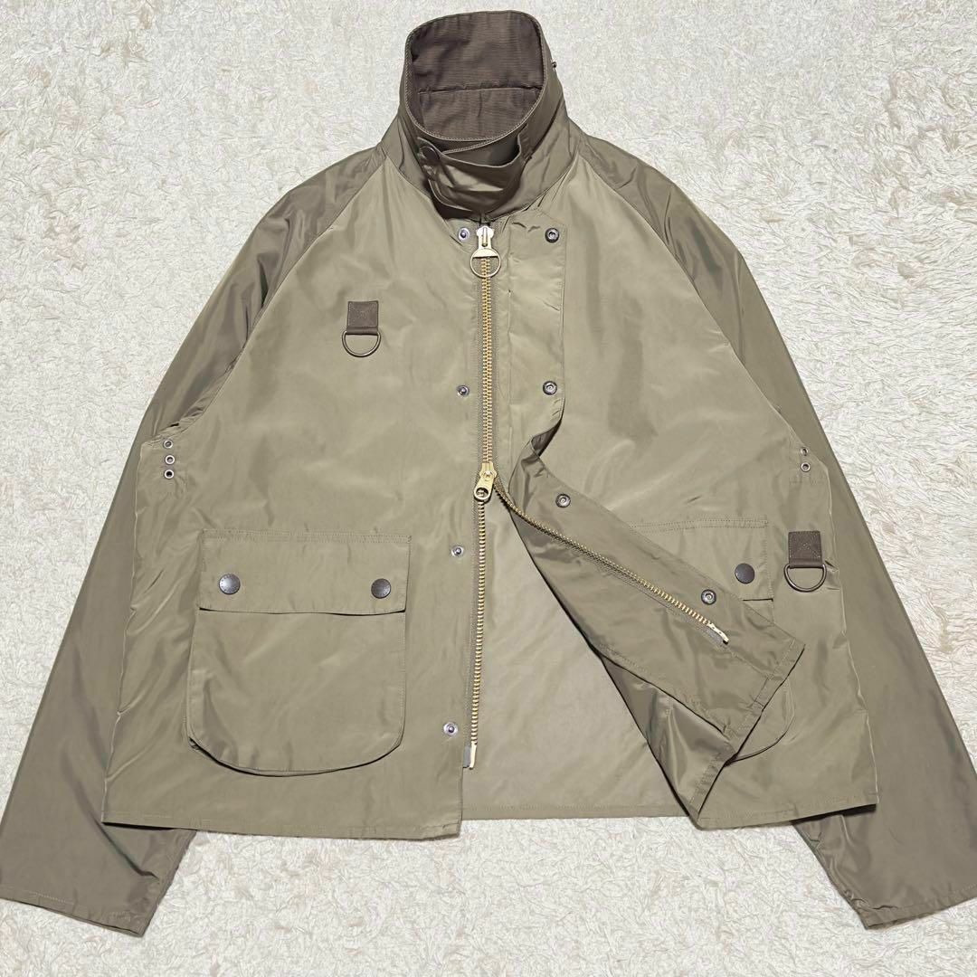 Barbour(バーブァー)のBARBOUR SPEY nylon jacket XL オリーブ カーキ メンズのジャケット/アウター(ナイロンジャケット)の商品写真