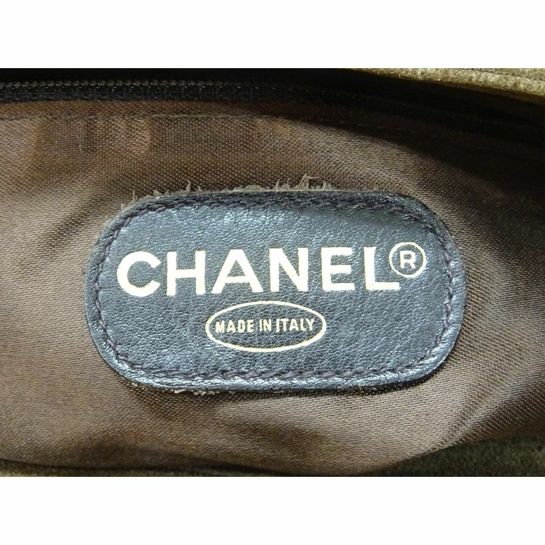 CHANEL(シャネル)のK名038/ 鑑定済 CHANEL シャネル ココマーク スエード バッグ  レディースのバッグ(トートバッグ)の商品写真