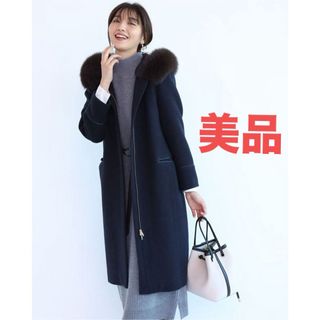 ジャスグリッティー(JUSGLITTY)の美品♡ジャスグリッティー♡フードファー付き3wayコート　大人気　　(ロングコート)