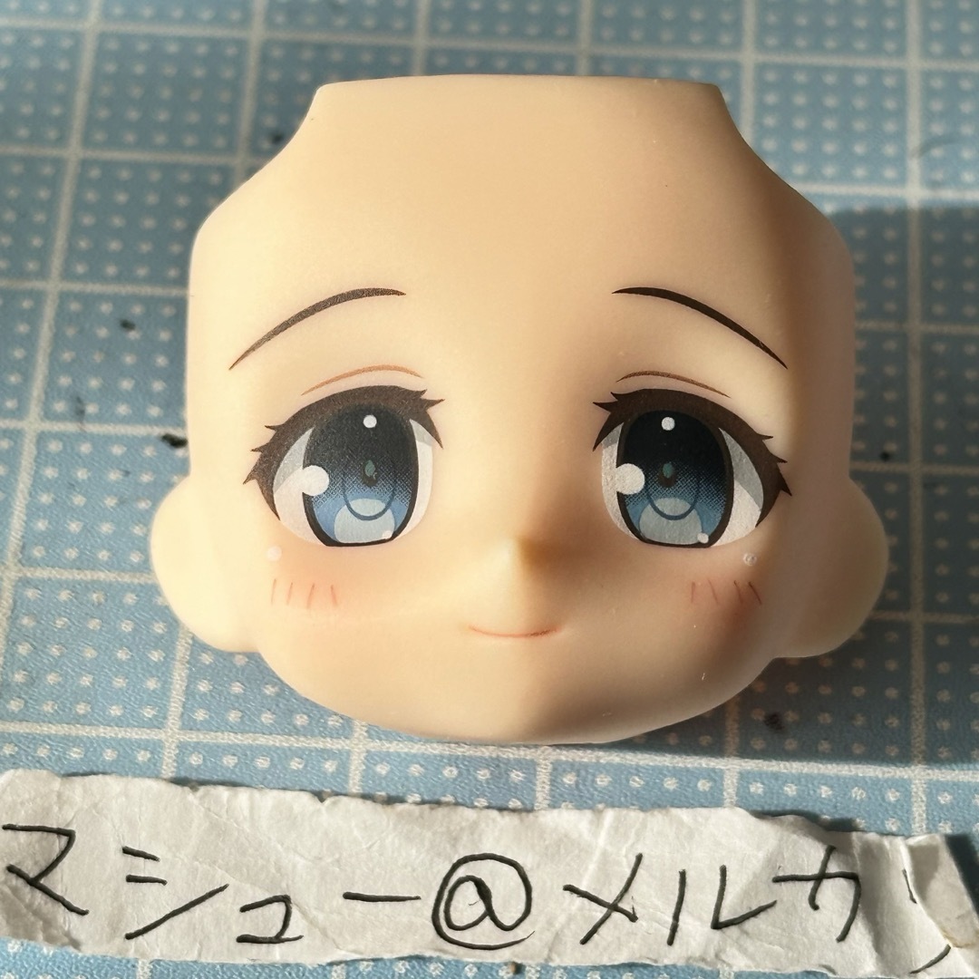 艦隊これくしょん 艦これ 時雨改二 ねんどろいど 顔パーツ 笑顔 青 ブルー エンタメ/ホビーのフィギュア(アニメ/ゲーム)の商品写真