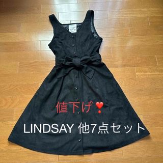 リンジィ(Lindsay)のLINDSAY／ by LOVE iT／pom ponette(ワンピース)