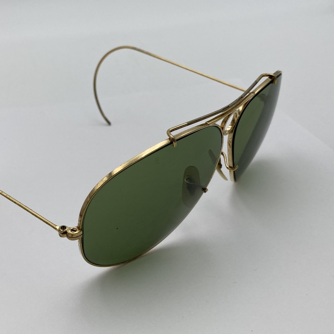 Ray-Ban(レイバン)のRay-Ban レイバン サングラス B&L USA ティアドロップ グリーン レディース メンズ ウィメンズ ファッション 小物 USED 【中古】 レディースのファッション小物(サングラス/メガネ)の商品写真