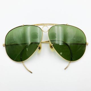 レイバン(Ray-Ban)のRay-Ban レイバン サングラス B&L USA ティアドロップ グリーン レディース メンズ ウィメンズ ファッション 小物 USED 【中古】(サングラス/メガネ)