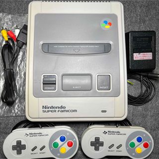 スーパーファミコン(スーパーファミコン)の【コンデンサ交換済み】スーパーファミコン SFC 本体 スーファミ 管理549(家庭用ゲーム機本体)