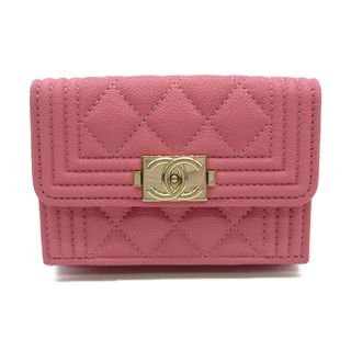 シャネル(CHANEL)のシャネル ボーイシャネル 三つ折財布 三つ折り財布(財布)