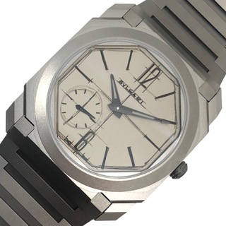 ブルガリ(BVLGARI)の　ブルガリ BVLGARI オクト フィニッシモ オートマティック 103672 グレー文字盤 チタン メンズ 腕時計(その他)