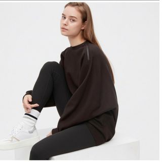 ユニクロ(UNIQLO)のドライスウェットリラックスクルーネックシャツ(トレーナー/スウェット)