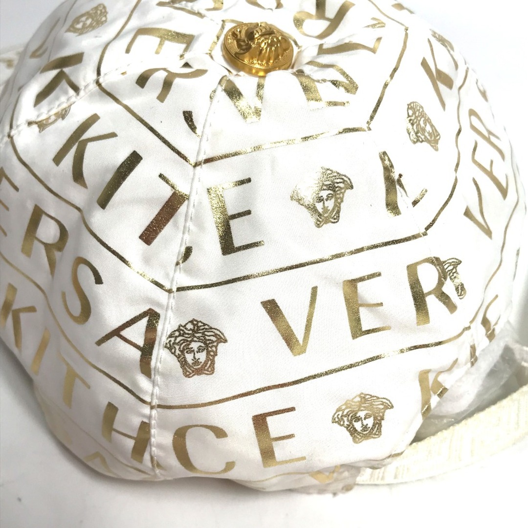 VERSACE(ヴェルサーチ)のヴェルサーチ VERSACE KITH キース コラボ ロゴ メデューサ 帽子 キャップ帽 ベースボール キャップ ポリエステル ホワイト メンズの帽子(キャップ)の商品写真