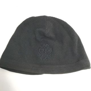 クロムハーツ(Chrome Hearts)のクロムハーツ CHROME HEARTS ダガー ビーニー 帽子 ニット帽 ニットキャップ サーマル ニット帽 コットン ブラック(ニット帽/ビーニー)