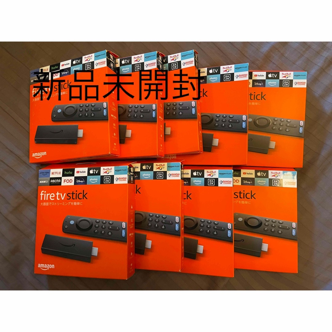 Amazon(アマゾン)のFire TV Stick 第3世代Alexa対応音声認識リモコン付 9台 スマホ/家電/カメラのテレビ/映像機器(その他)の商品写真