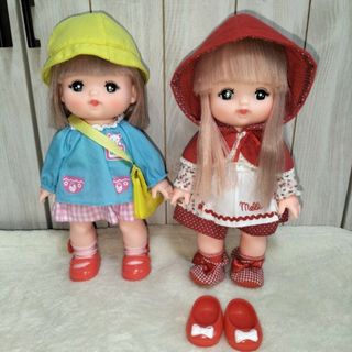 パイロット(PILOT)の【未使用と中古】おかっぱメルちゃんとロングヘアメルちゃん セット売り(ぬいぐるみ/人形)