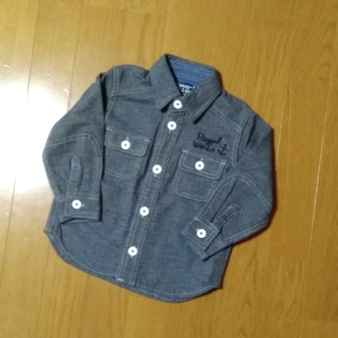 RUGGEDWORKS(ラゲッドワークス)の90cm☆RUGGED WORKS シャツ トップス 秋冬 男の子 キッズ/ベビー/マタニティのキッズ服男の子用(90cm~)(ブラウス)の商品写真