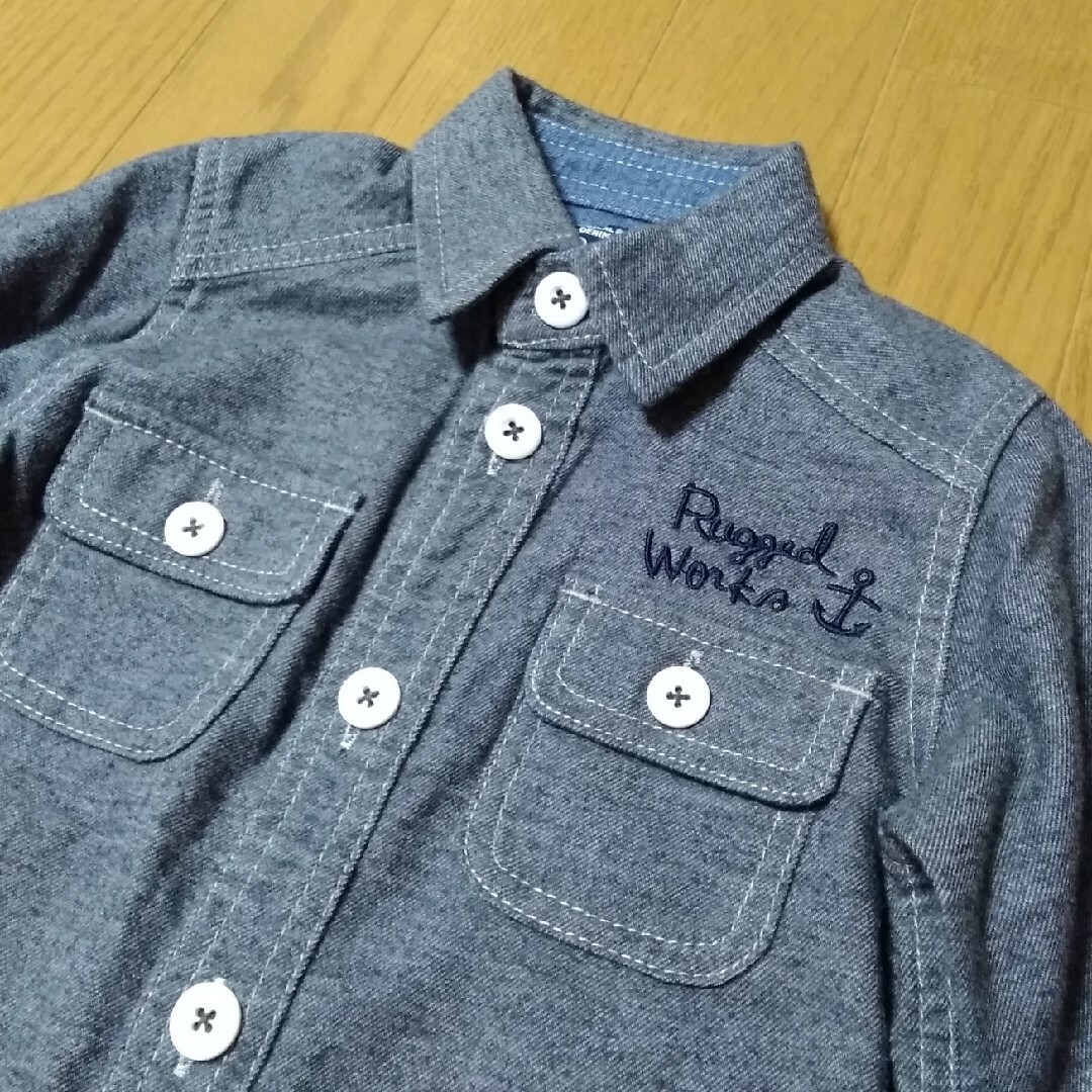 RUGGEDWORKS(ラゲッドワークス)の90cm☆RUGGED WORKS シャツ トップス 秋冬 男の子 キッズ/ベビー/マタニティのキッズ服男の子用(90cm~)(ブラウス)の商品写真