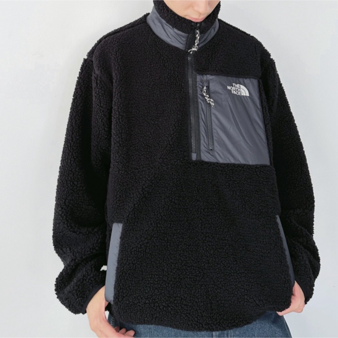 THE NORTH FACE(ザノースフェイス)の即納 新品 THE NORTH FACE ボアフリース リバーシブル フリース メンズのジャケット/アウター(ブルゾン)の商品写真