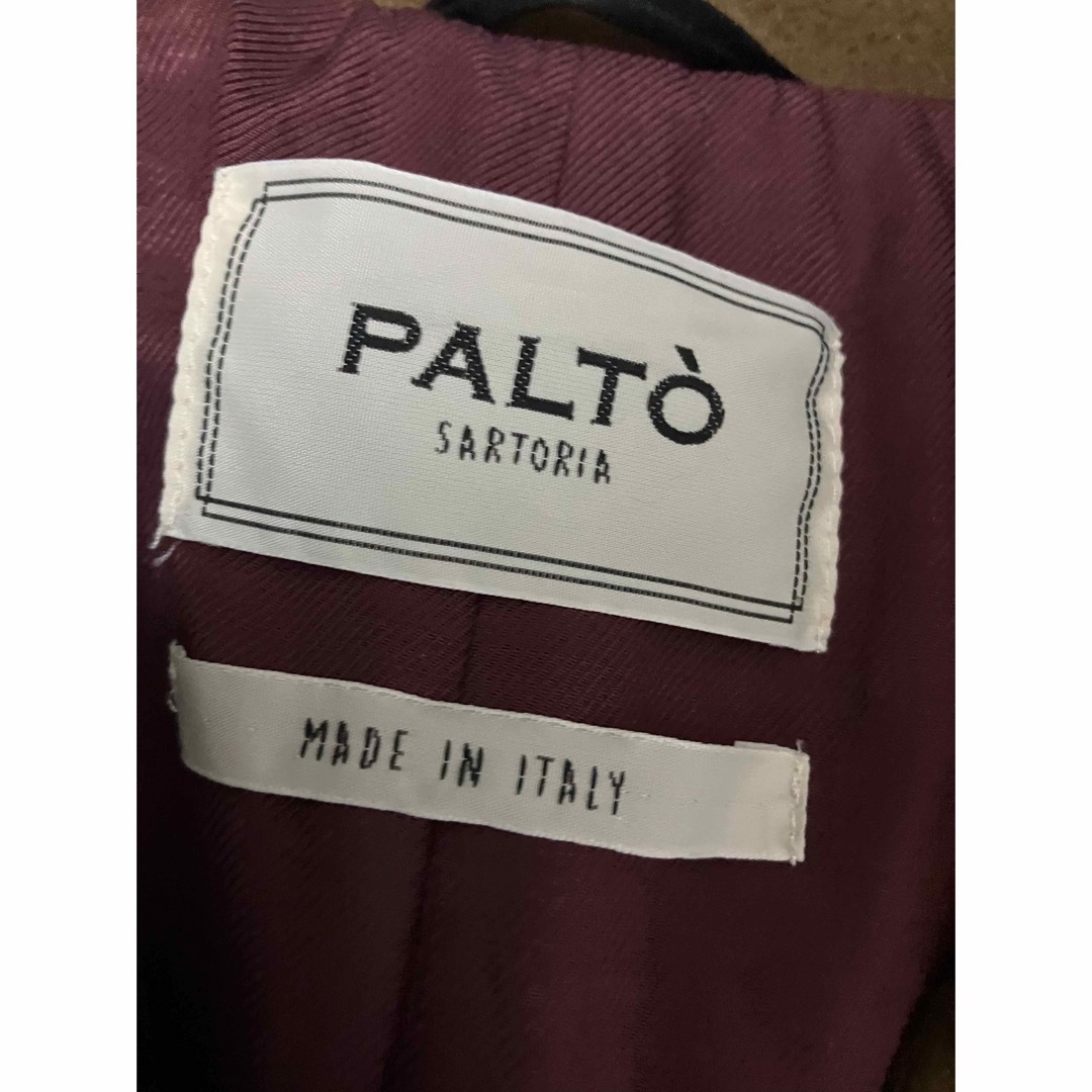 PALTO(パルト)のイタリアブランド　PALTO カシミヤウール　チェスターコート　46 メンズのジャケット/アウター(チェスターコート)の商品写真