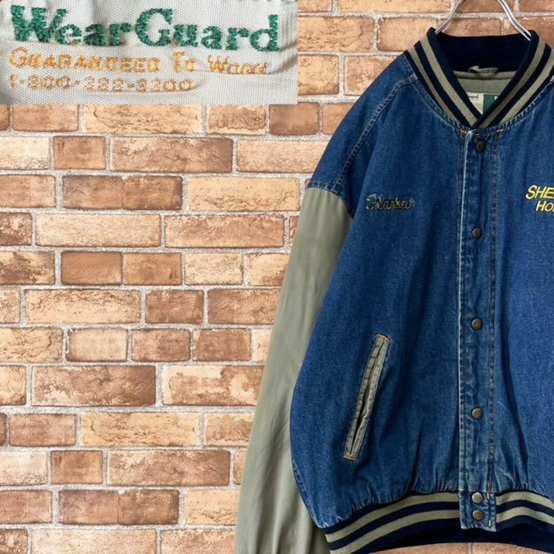 安いそれに目立つ WearGuard WearGuard デニムスタジャン 中綿