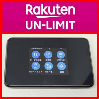 ファーウェイ(HUAWEI)のSIMフリー 803ZT ZTE 楽天設定済 Pocket WiFi 動作4CA(スマートフォン本体)