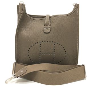 エルメス(Hermes)のエルメス HERMES エブリン3PM トロワ 斜め掛け ショルダーバッグ トリヨンクレマンス B刻 エトゥープ  ブラウン 未使用(ショルダーバッグ)