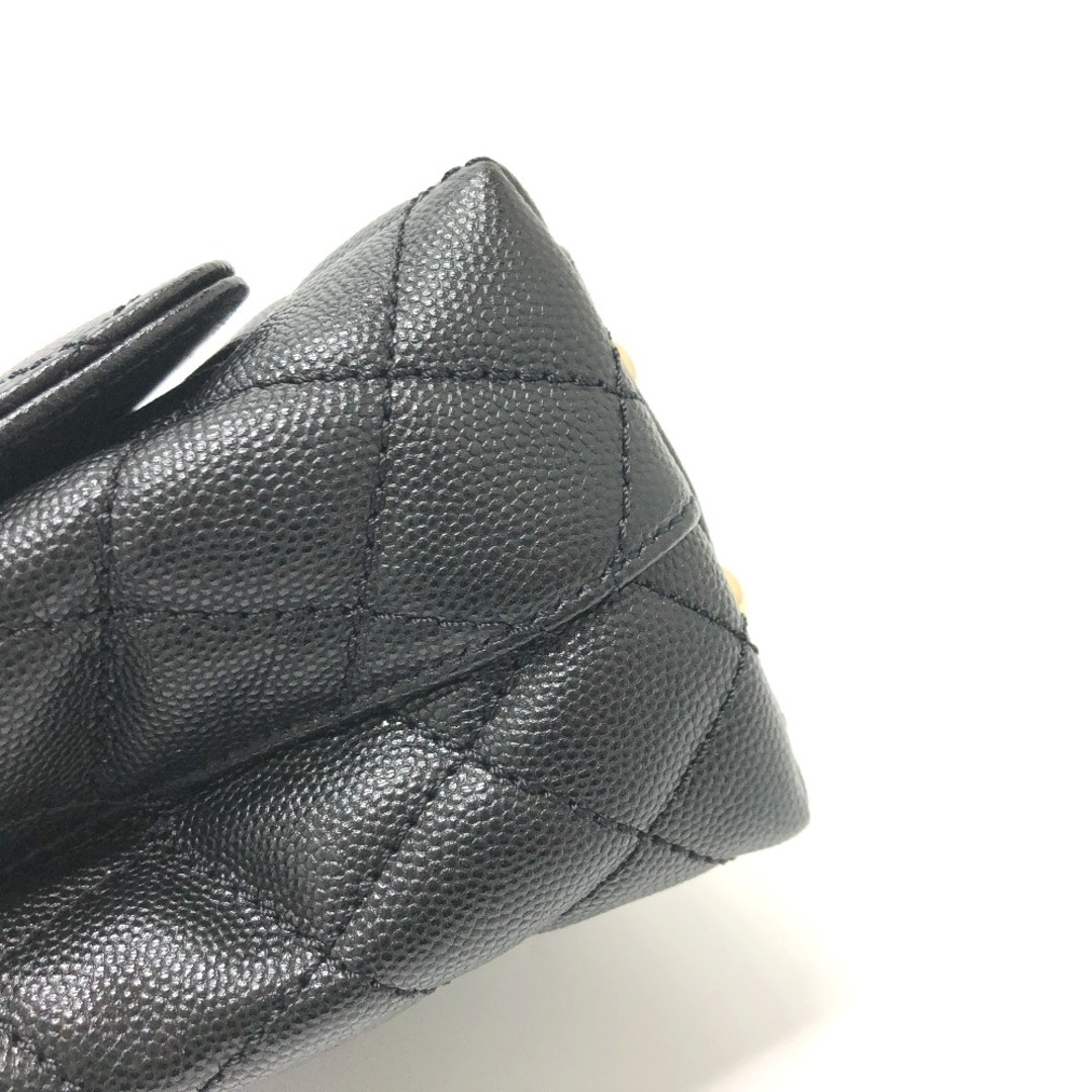 CHANEL(シャネル)のシャネル CHANEL ココハンドルXXS AS2215 2WAY ハンドバッグ キャビアスキン ブラック 美品 レディースのバッグ(ハンドバッグ)の商品写真