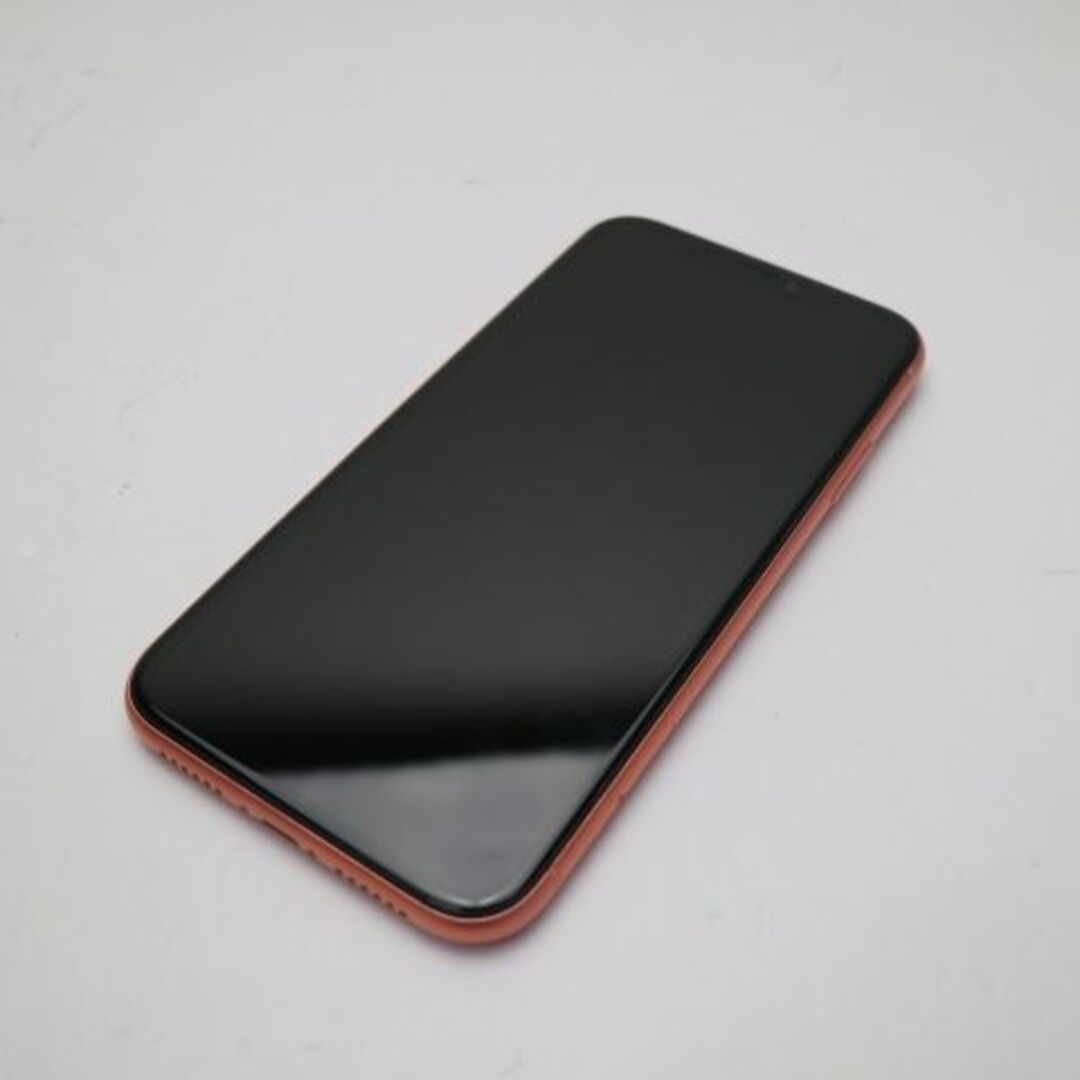 超美品 SIMフリー iPhoneXR 256GB コーラル ピンクSIMフリー3