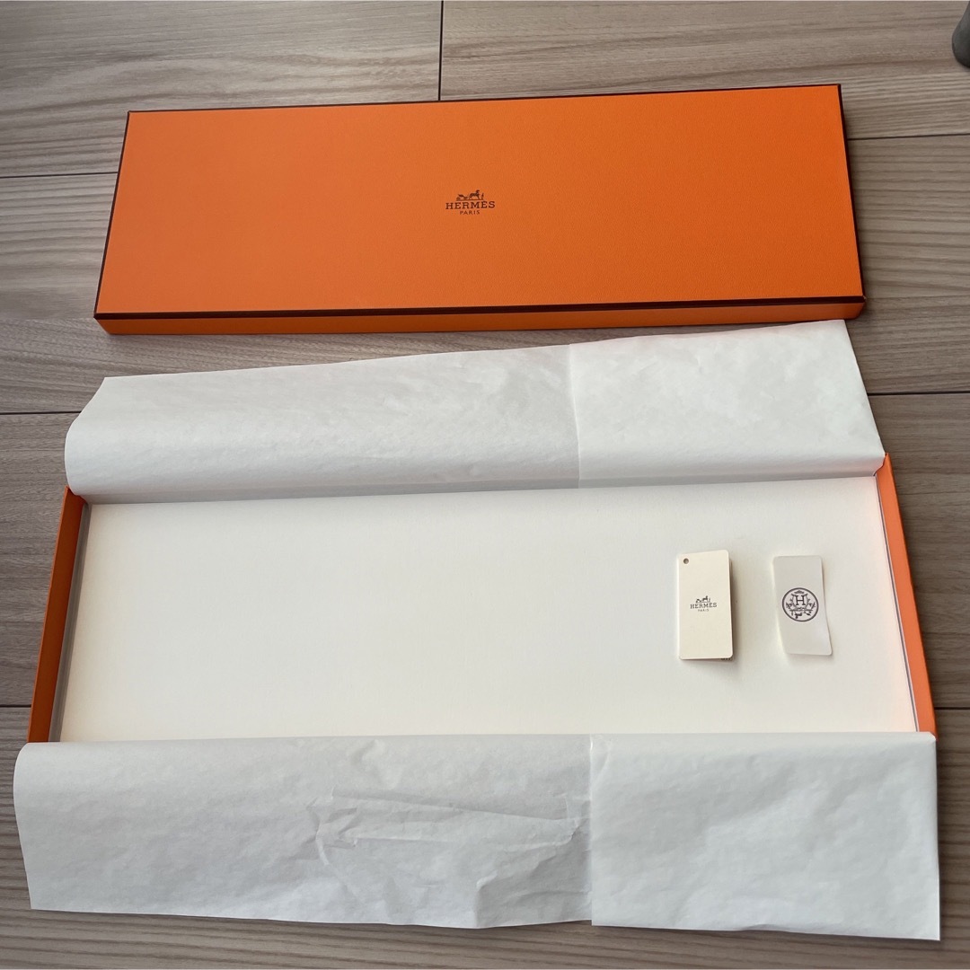 Hermes(エルメス)のエルメス　ショッパー　ショップバッグ ケース リボン レディースのバッグ(ショップ袋)の商品写真