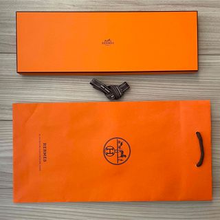 エルメス(Hermes)のエルメス　ショッパー　ショップバッグ ケース リボン(ショップ袋)