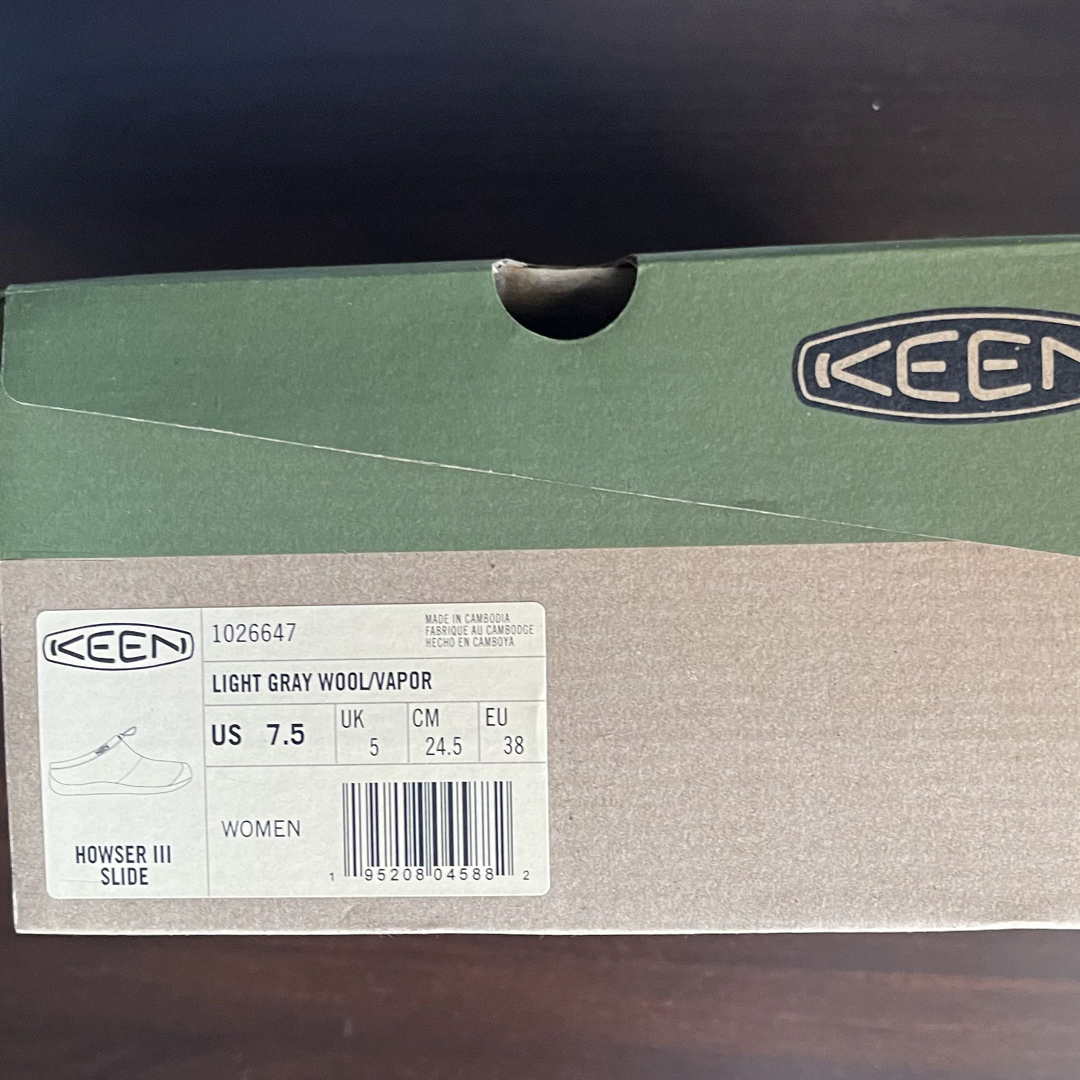 KEEN(キーン)のKEENキーン  HOWSER III SLIDE ハウザー 24.5㎝  レディースの靴/シューズ(その他)の商品写真