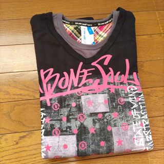 ビーワンソウル(B ONE SOUL)のb-one-soul  ２枚重ねロングＴシャツ(Tシャツ/カットソー(七分/長袖))