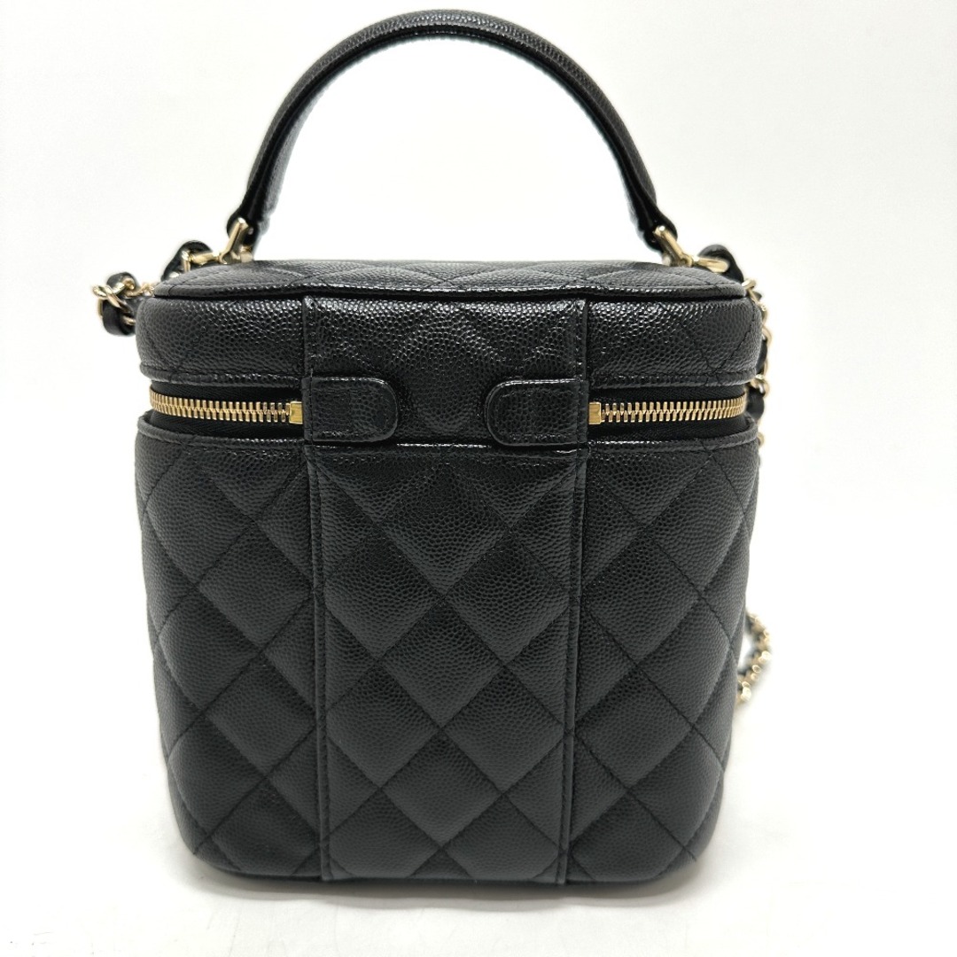 CHANEL(シャネル)のシャネル CHANEL マトラッセ AS2362 ココマーク 2WAY チェーン バニティバッグ キャビアスキン ブラック 未使用 レディースのバッグ(ハンドバッグ)の商品写真