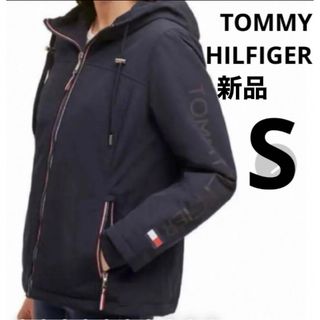 トミーヒルフィガー(TOMMY HILFIGER)の【新品タグ付き】トミーヒルフィガー　裏ボアジャケット　アウター　黒　S(ブルゾン)