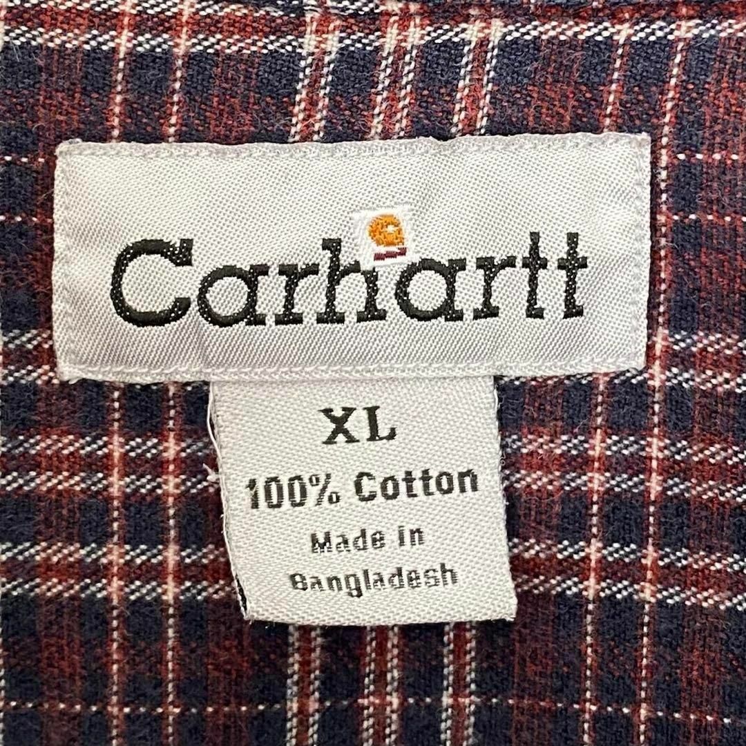 carhartt(カーハート)のCarhartt メンズ　ワークシャツジャケット　太リブ　XL b4s メンズのジャケット/アウター(カバーオール)の商品写真