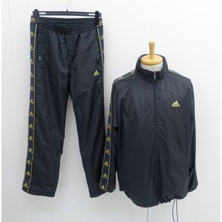 adidas / アディダス ◆セットアップ/ジャージ/ナイロン/ブラック/サイズO JD2019 【メンズ/MEN/男性/ボーイズ/紳士】 メンズファッション【中古】 [0220471386](ジャージ)