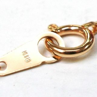 K18付属【超美品】 K18PG ピンクサファイア 0.60ct クマ ベア ネックレス