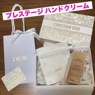 ディオール(Dior)のDior プレステージ ハンドクリーム ローズ ショッパー カード ホリデー(ハンドクリーム)