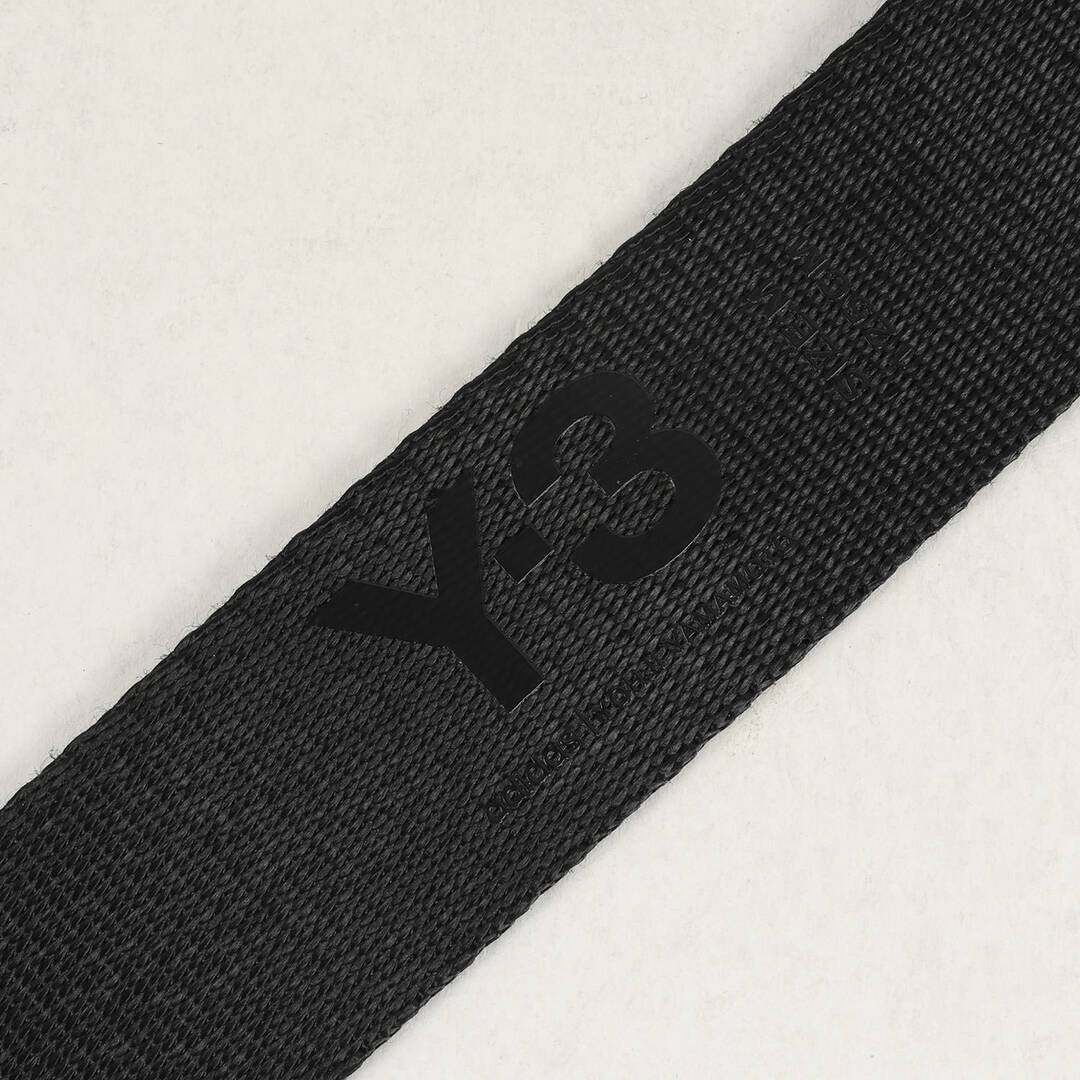 Y-3(ワイスリー)の美品 Y-3 ワイスリー ベルト サイズ:M 21SS クラシック ロゴ ウェビング ベルト CLASSIC LOGO BELT GK2074 ブラック 黒 ブランド アイテム 小物【メンズ】【中古】 メンズのファッション小物(ベルト)の商品写真