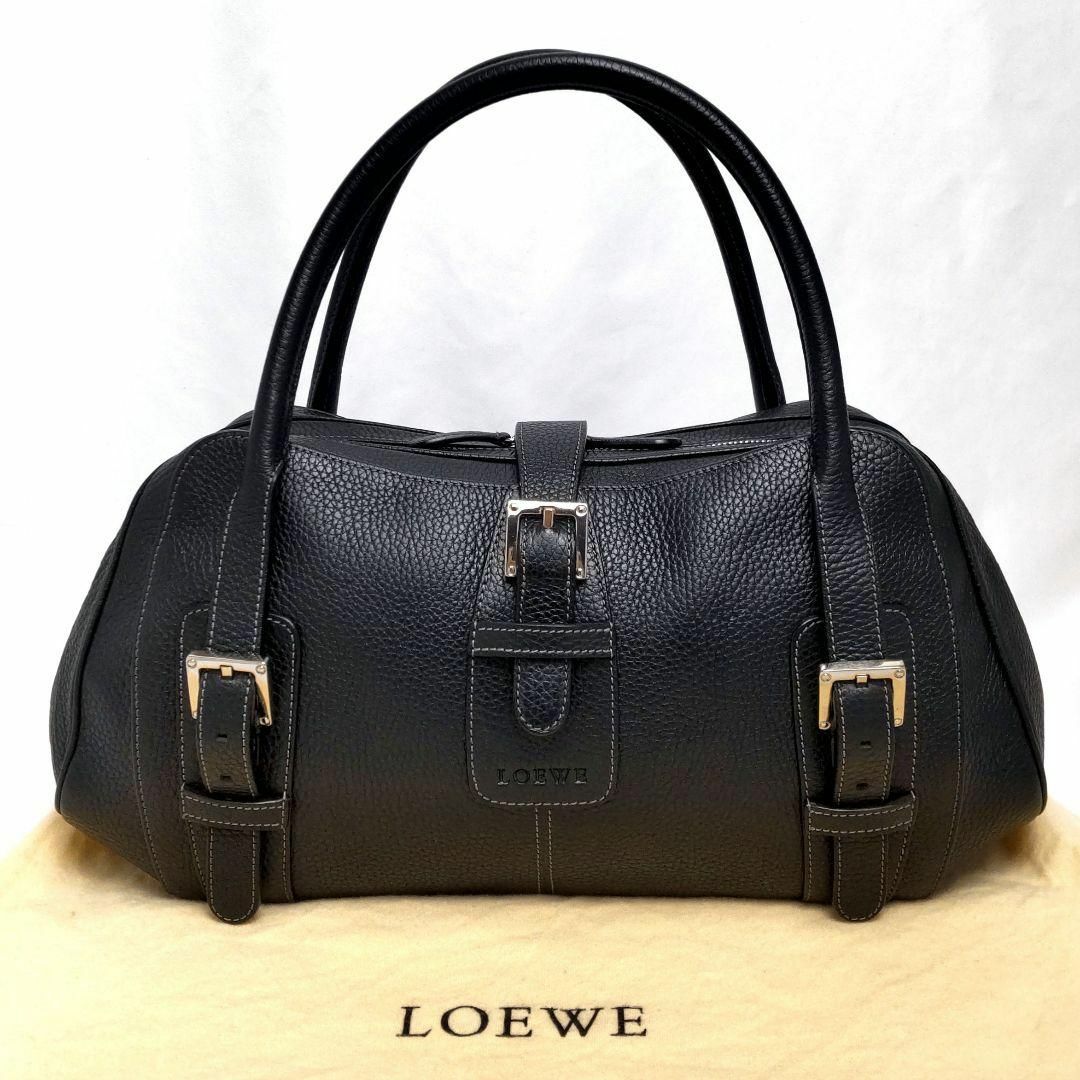 LOEWE(ロエベ)の★美品/クリーニング済み★ロエベ センダ ショルダーバッグ 黒 ヴィンテージ レディースのバッグ(ショルダーバッグ)の商品写真