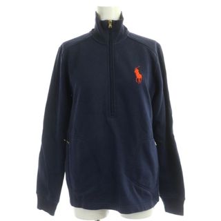 ラルフローレン(Ralph Lauren)のラルフローレン GOLF ハーフジップトレーナー ハイネック 長袖 XS 紺(トレーナー/スウェット)